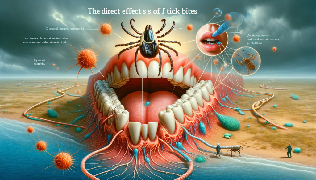 Image illustrating The Direct Effects of Tick Bites on teeths
