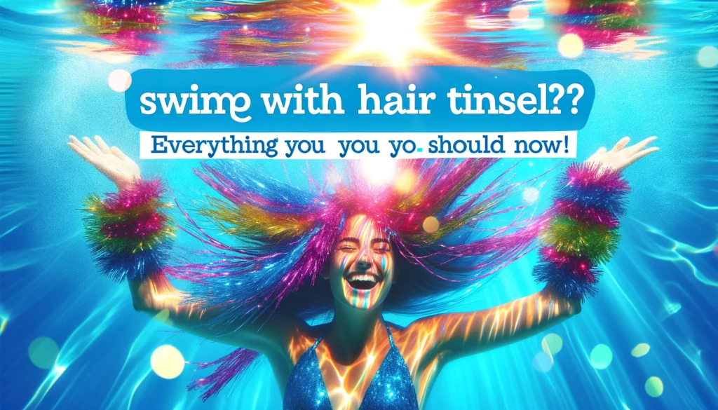 Featured image of an article on CAN YOU SWIM WITH HAIR TINSEL