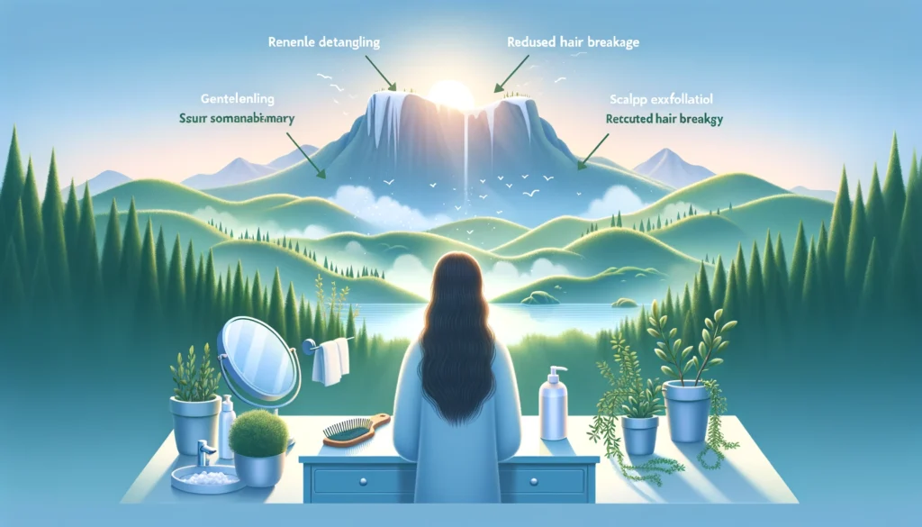 Image illustrating the Potential Benefits of Hair Brushing