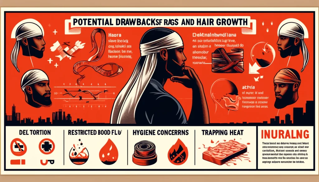 Illustration of Potential Drawbacks of Durags and Hair Growth
