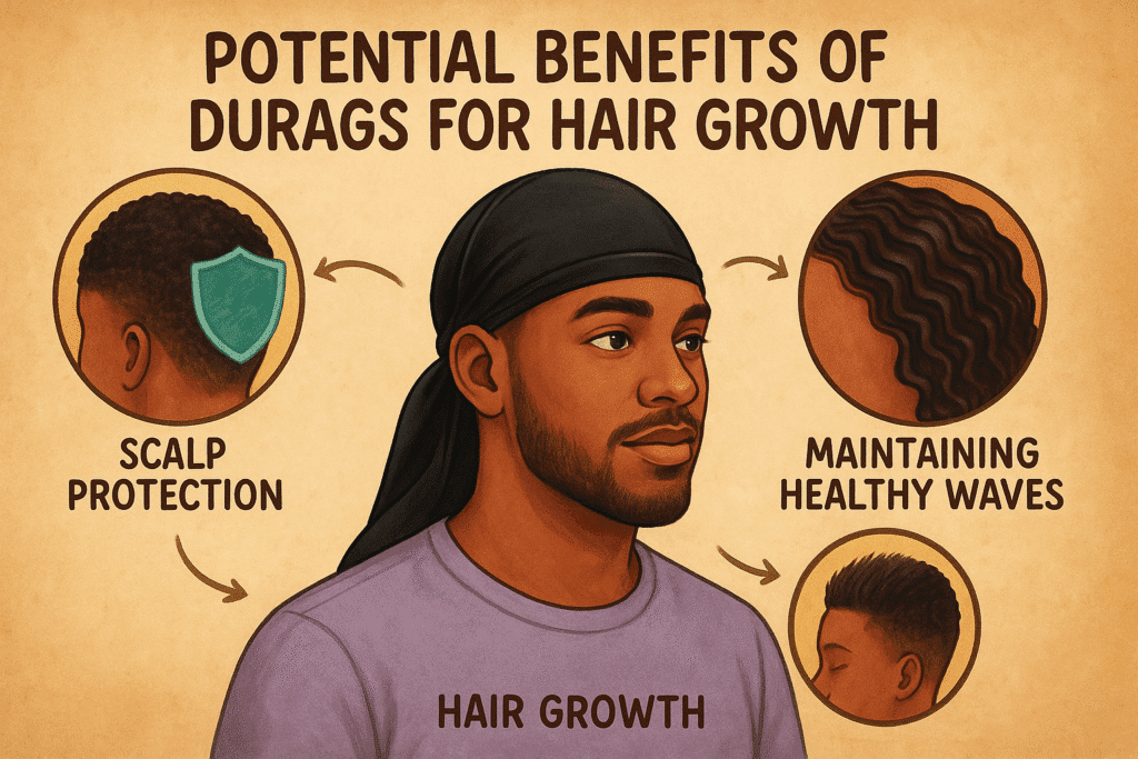Does Wearing a Durag Stop Hair Growth?| HEH 1 benefits of durags