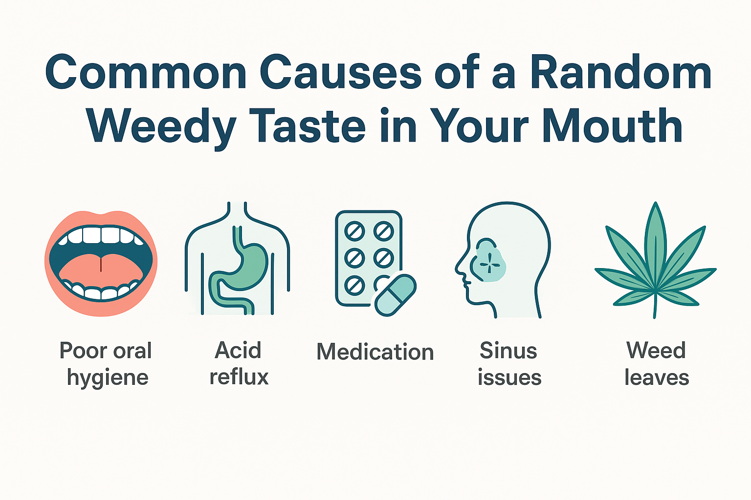 Why Does my Mouth Randomly Taste Like Weed?| HEH 1 causes of weedy taste