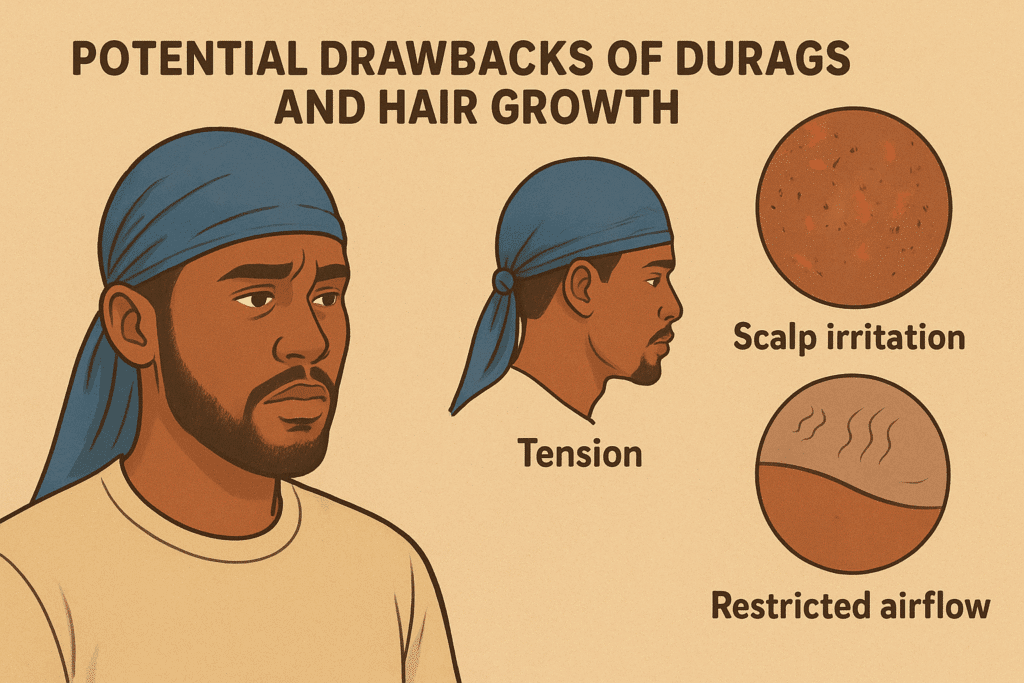 Does Wearing a Durag Stop Hair Growth?| HEH 2 drawbacks