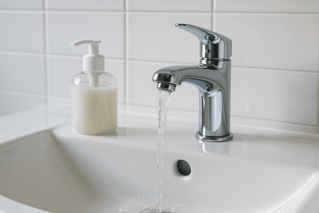 access to soap and water