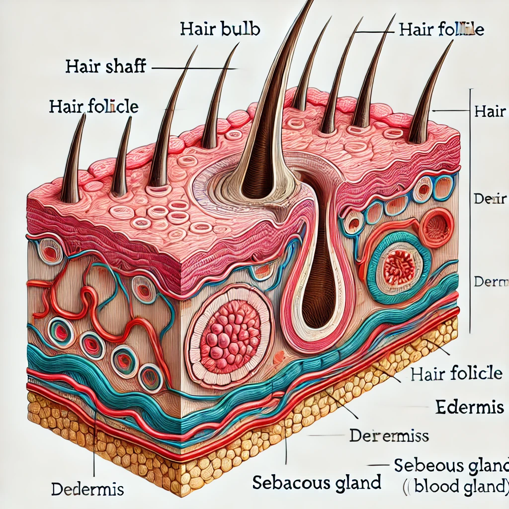 What is Hair Terminal Length? Explain its Root Causes| HEH 1 hair follicle