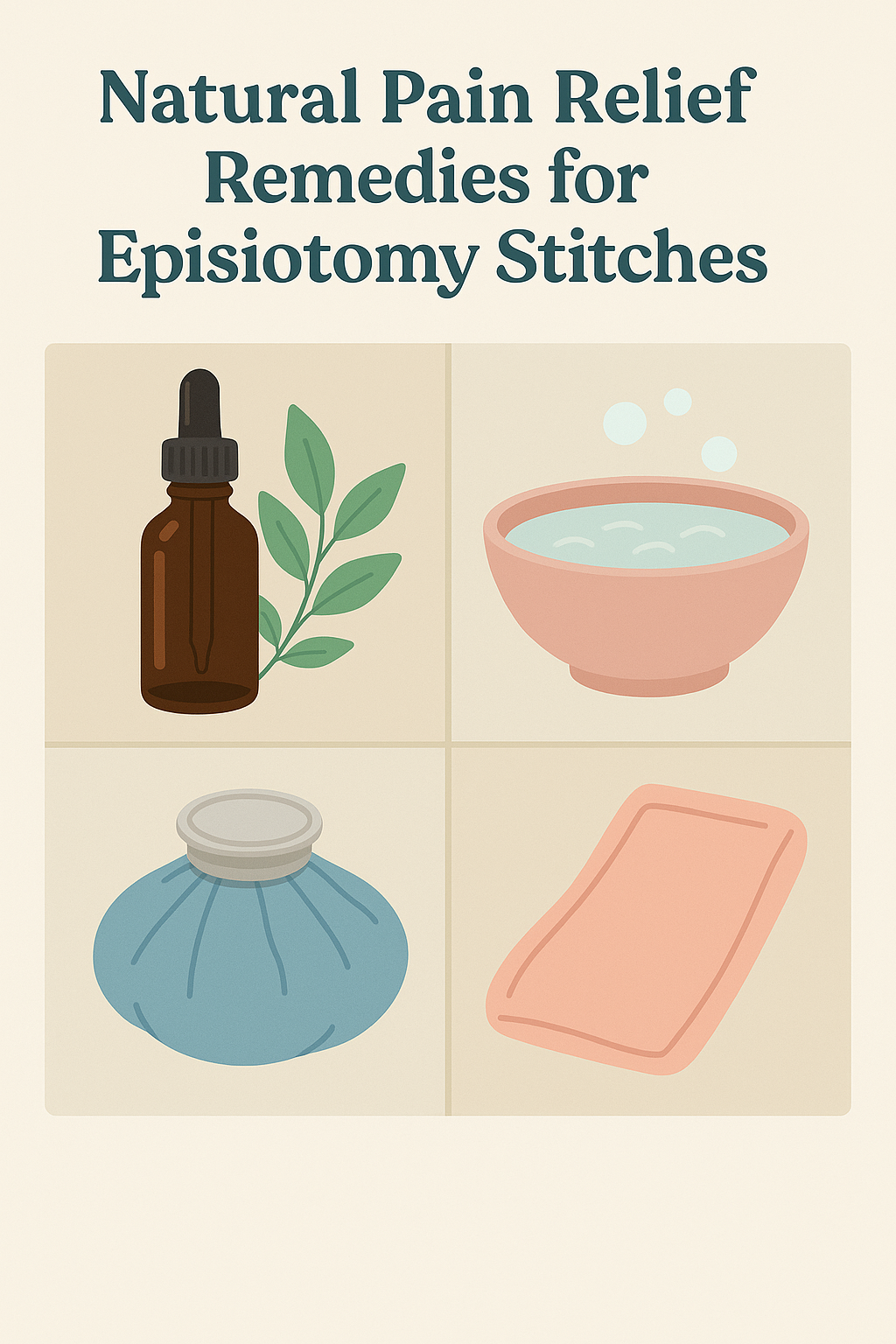 Episiotomy Stitches Pain Relief: A Comprehensive Guide for Postpartum Recovery| HEH 1 Natural Pain Relief Remedies