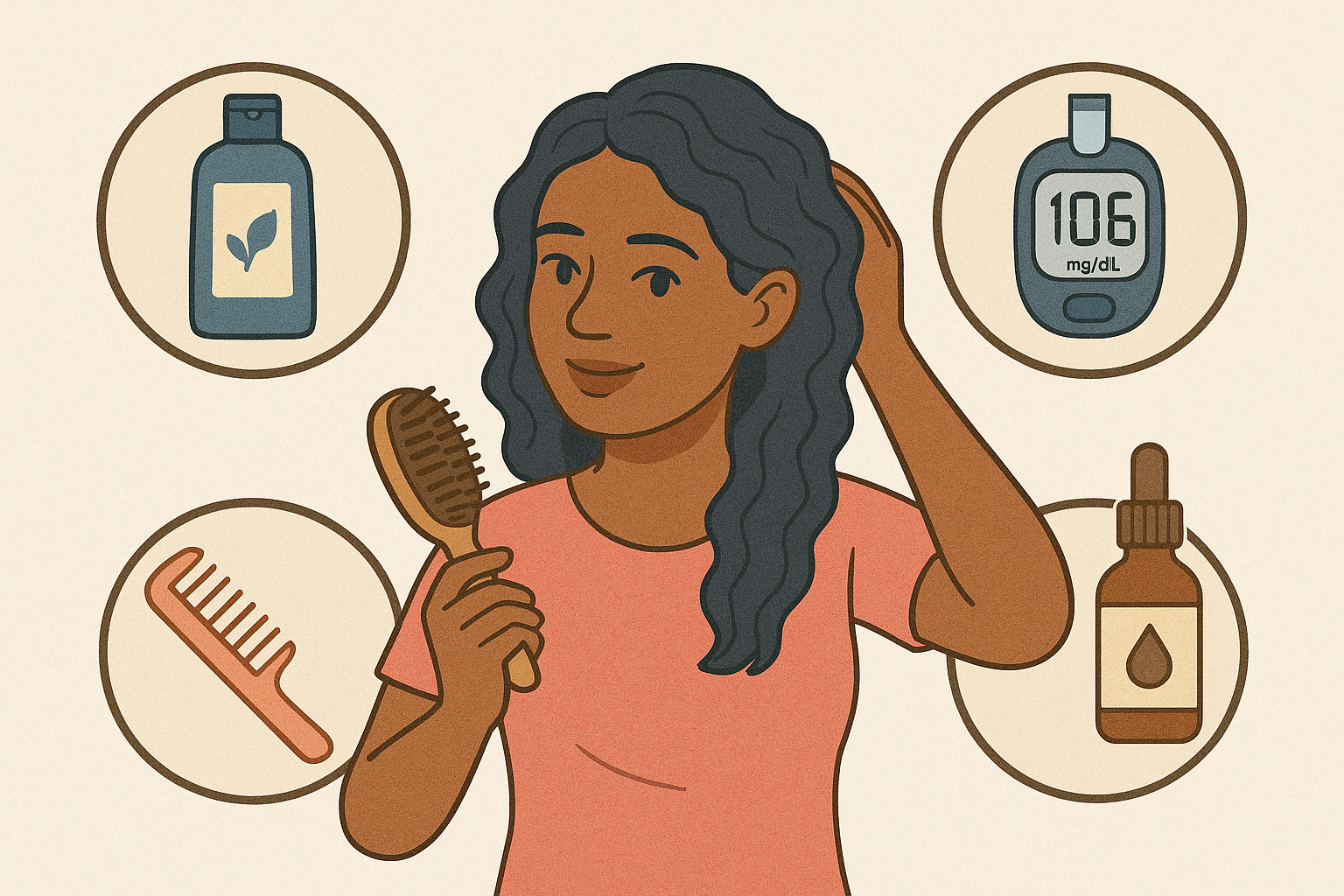 Diabetes and Hair Loss: Causes, Care, and Control| HEH 3 Best Hair Care Tips for Diabetic Patients