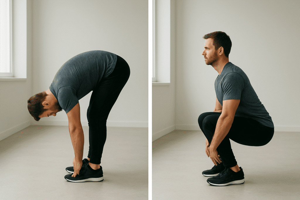 Forward Fold to Half Lift Flow