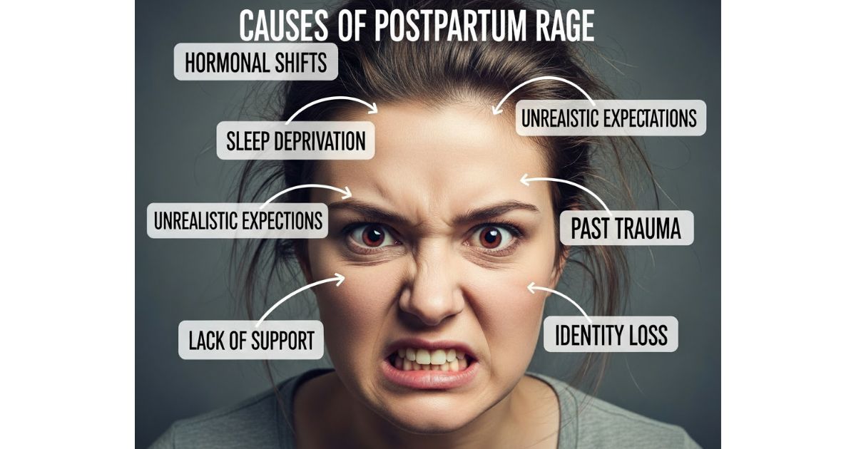 CAUSES OF POSTPARTUM RAGE CAUSES OF POSTPARTUM RAGE