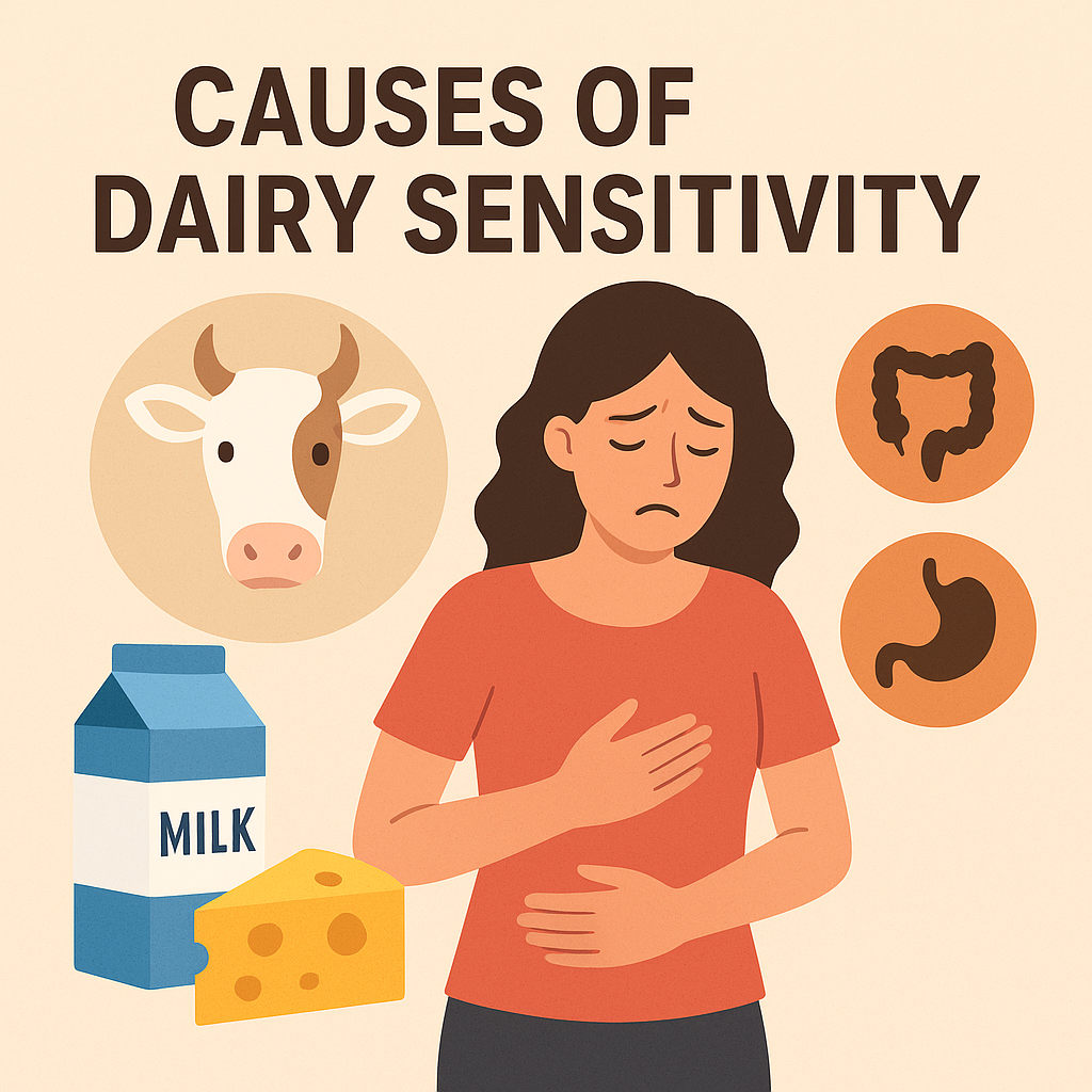 Understanding Dairy Sensitivity vs Lactose Intolerance: Key Differences and Solutions| HEH 1 Causes of Dairy Sensitivity 1